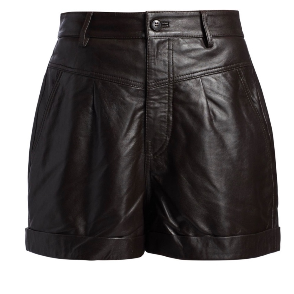 Women's Leather Shorts
